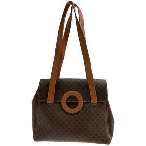 Celine Macadam Circle Logo Shoulder Bag